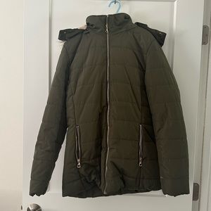Army green winter jacket